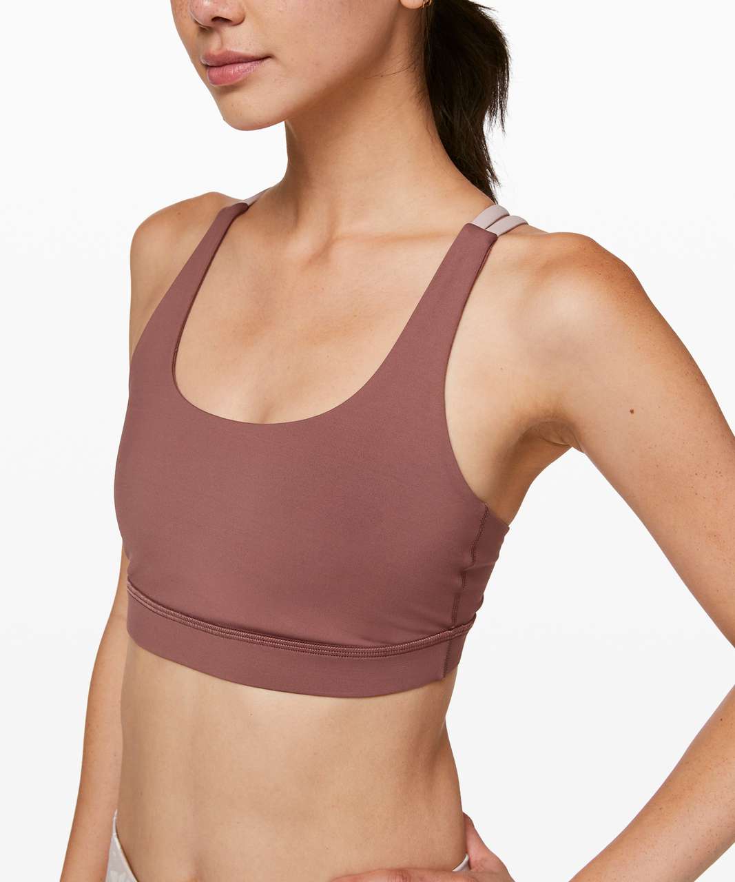 Lululemon Energy Bra - Red Dust / Muse