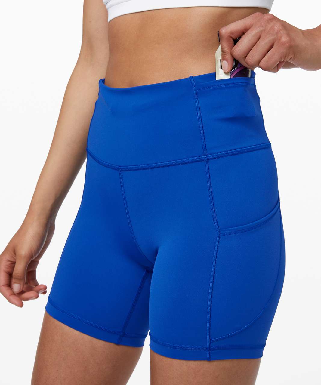 Lululemon Fast and Free Short 6" *Non-Reflective - Jet Stream