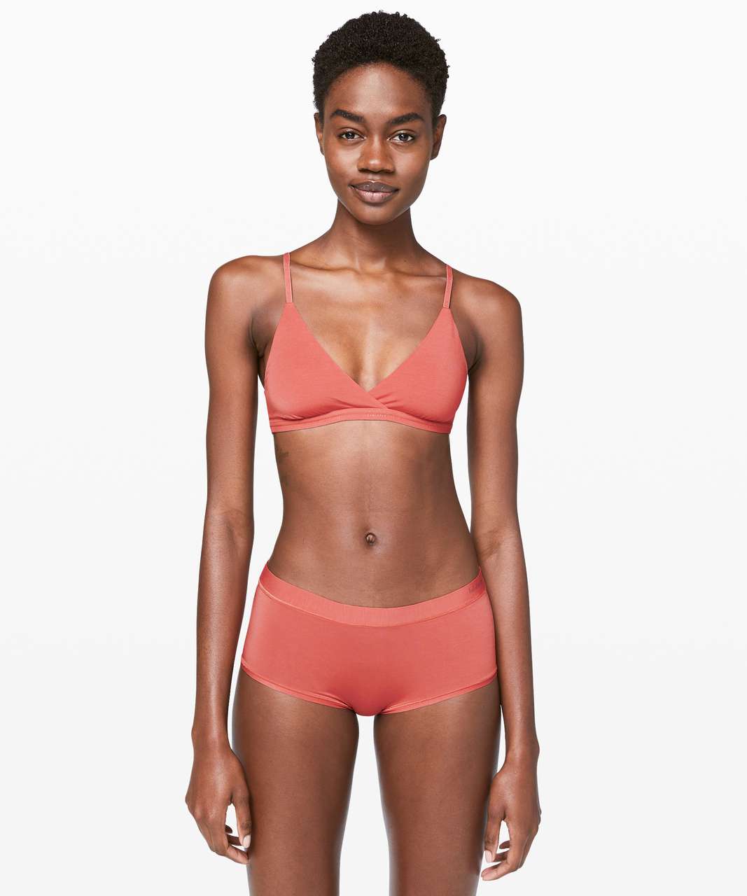 Lululemon Simply Strappy Bralette - Rustic Coral