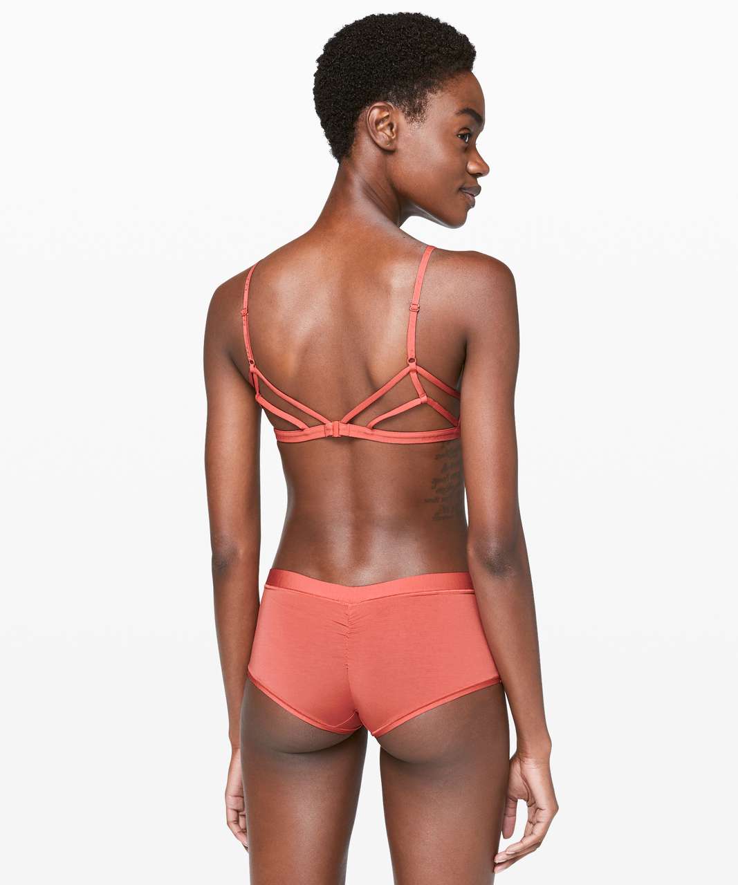 Lululemon Simply Strappy Bralette - Rustic Coral