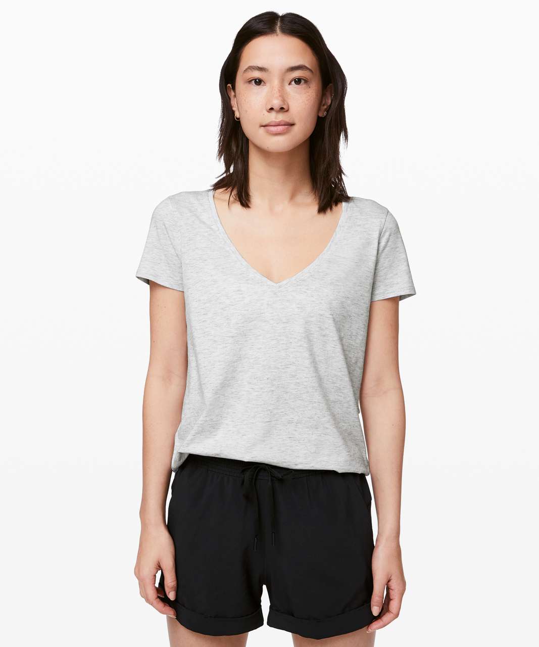 Lululemon Love Tee V - Heathered Core Ultra Light Grey