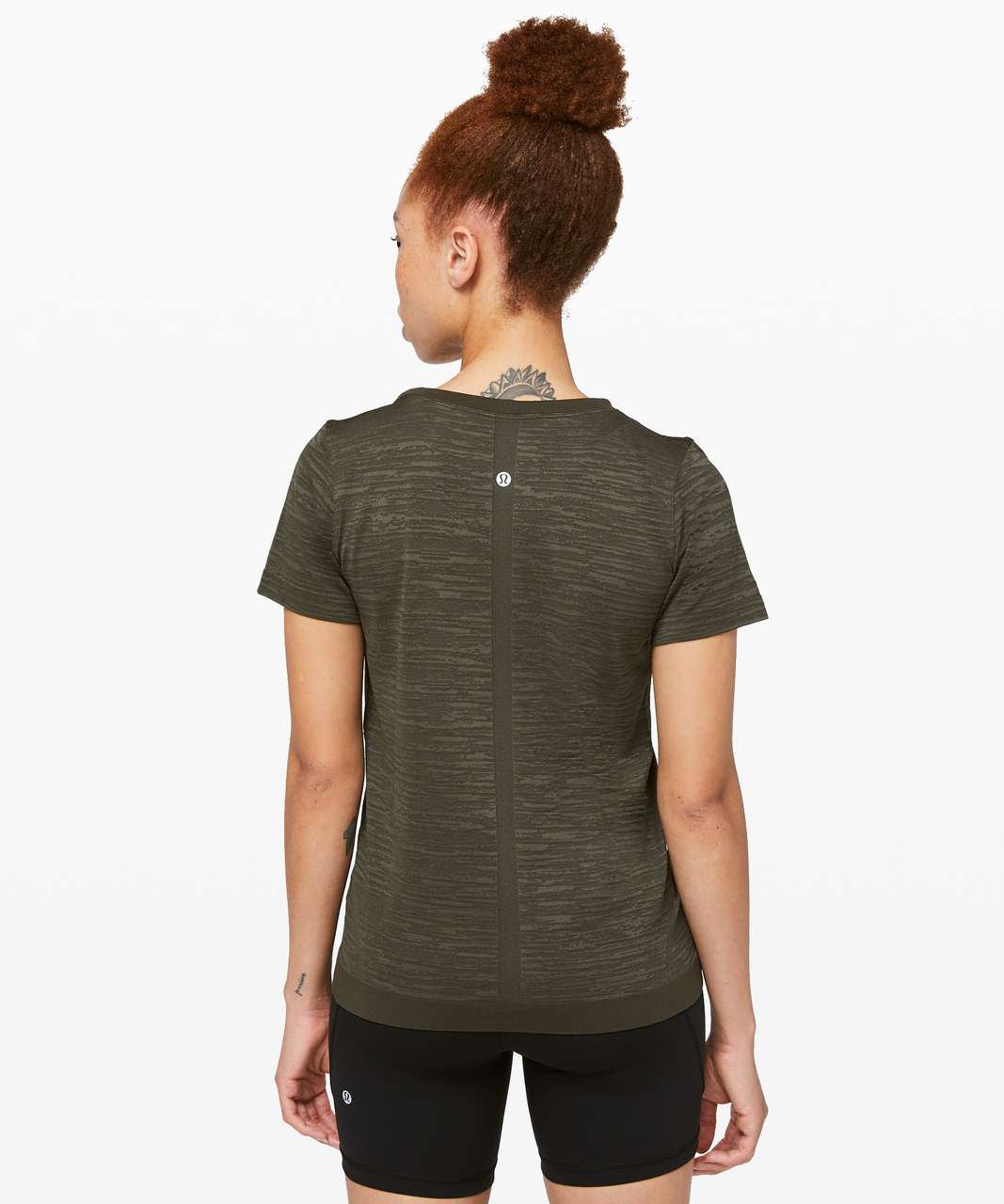 Lululemon Swiftly Tech Short Sleeve (Breeze) *Relaxed Fit - Dark Olive / Fatigue Green