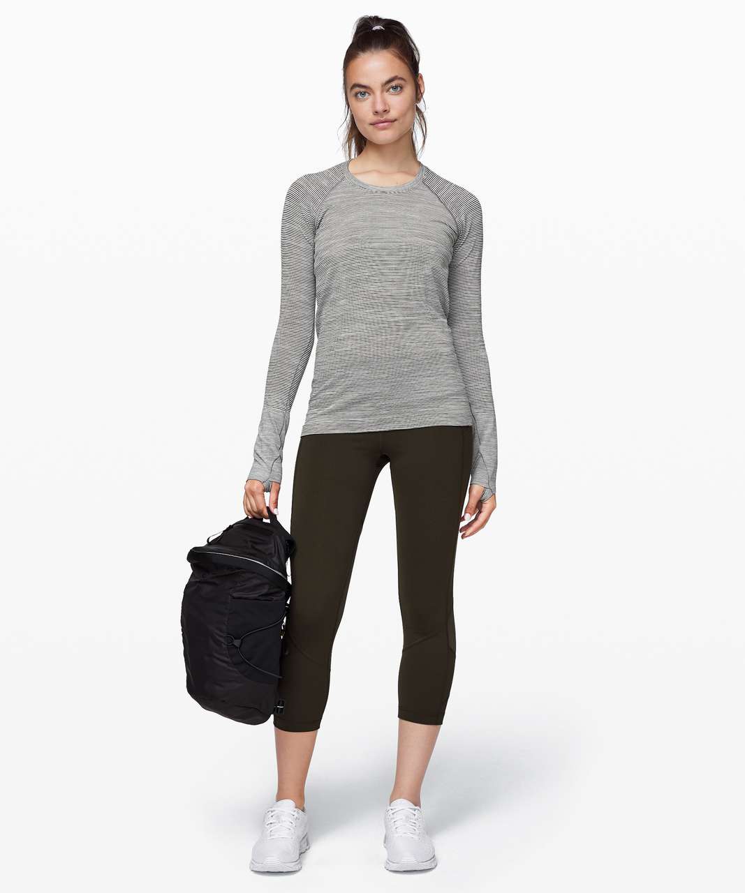 Lululemon Swiftly Speed Long Sleeve - Black / Black / Black - lulu