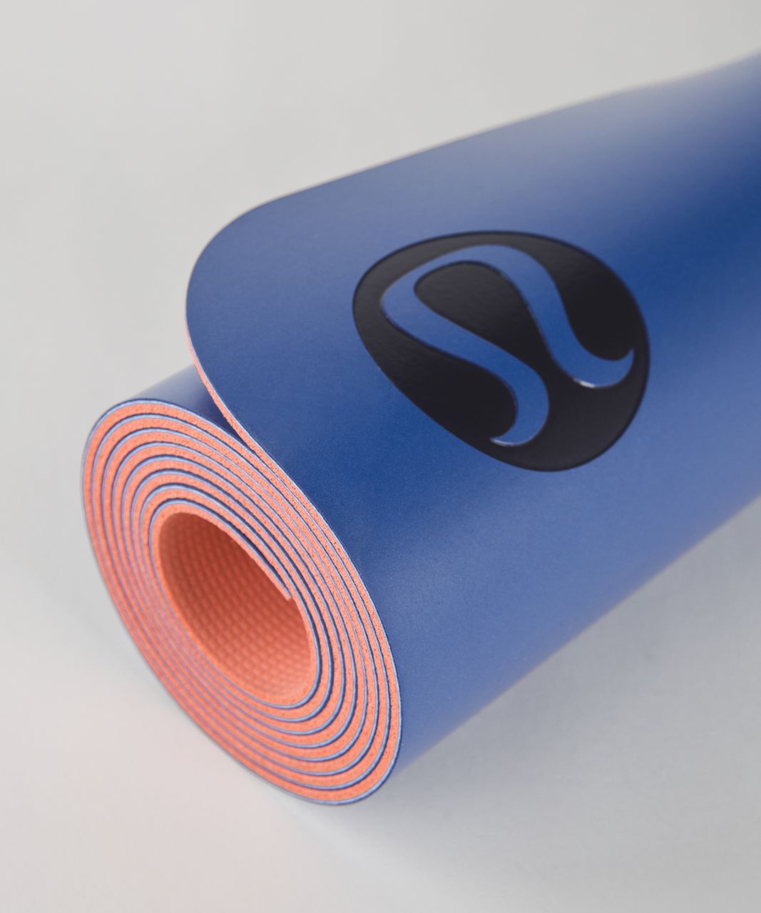 Lululemon The Reversible Mat 3mm - Harbor Blue / Sunny Coral