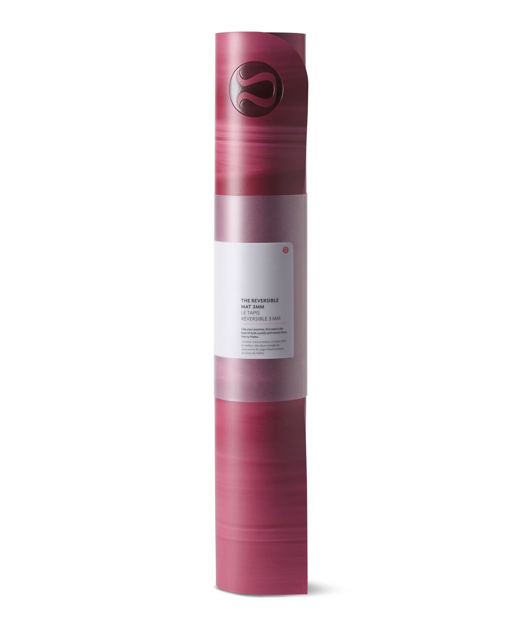 Lululemon The Reversible Mat 3mm - Rosewood / White / Yum Yum Pink