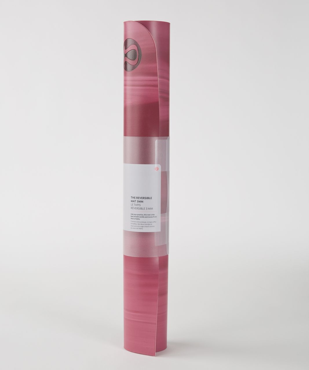 Lululemon The Reversible Mat 3mm - Rosewood / White / Yum Yum Pink