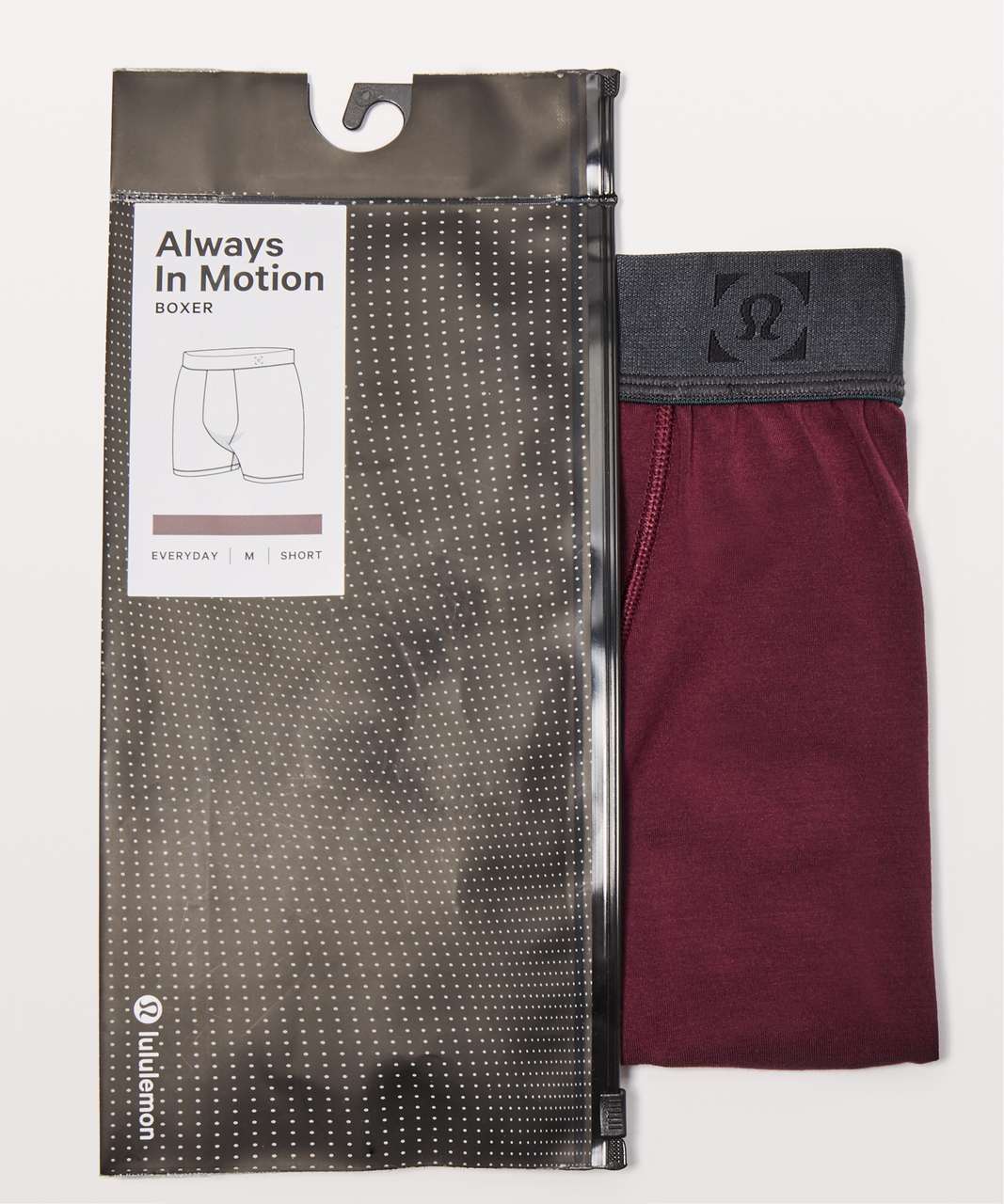 Lululemon Always In Motion Boxer *5" - Deep Ruby