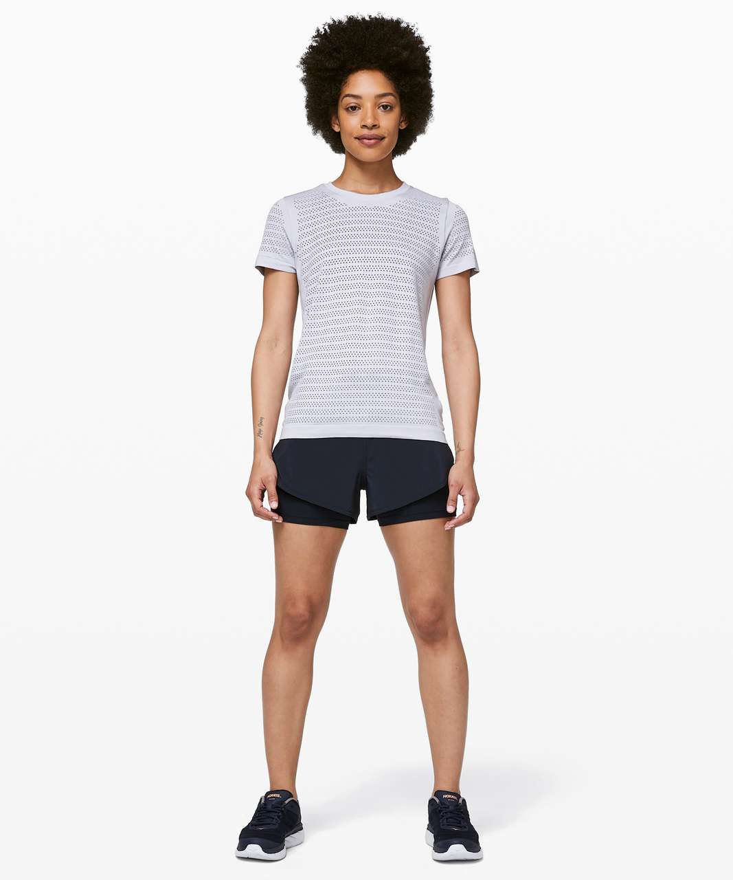 Lululemon Breeze By Short Sleeve - White / White - lulu fanatics