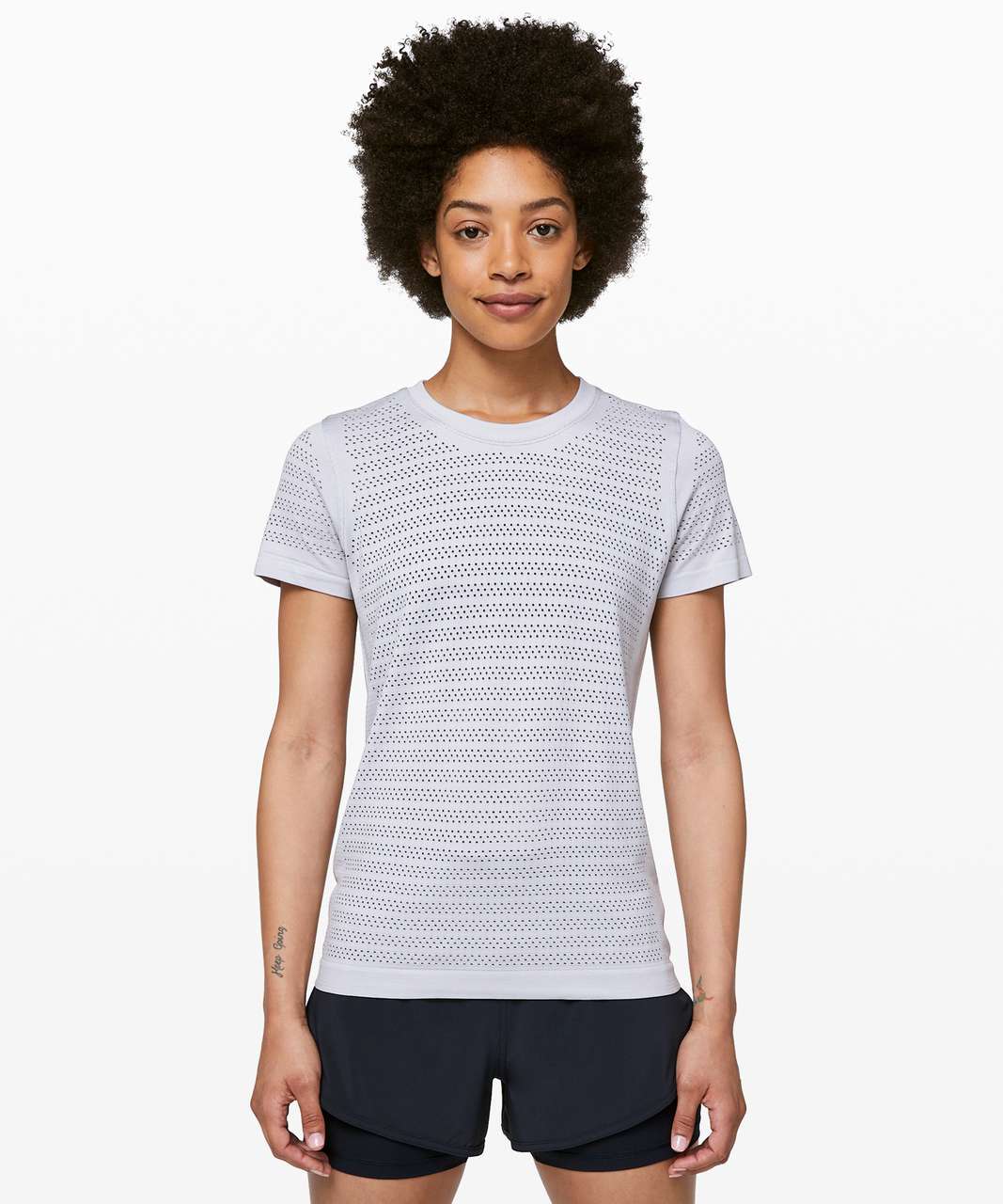 Lululemon Breeze By Short Sleeve *Squad - Silver Lilac / Silver Lilac