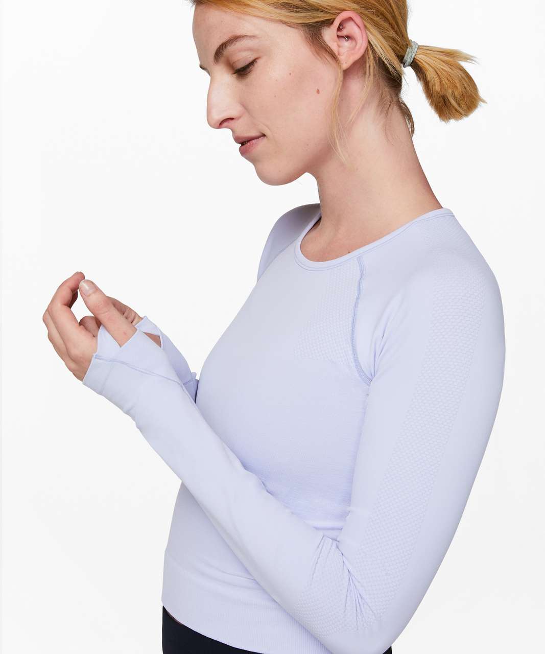 Lululemon For the Chill of it Long Sleeve - Serene Blue