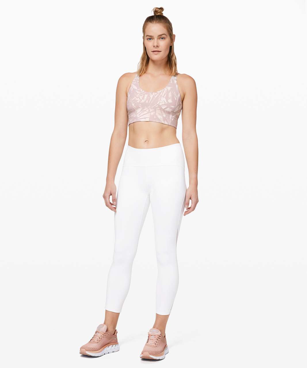 Lululemon Free To Be Moved Bra - Shadow Leaf Light Ivory Muse / Muse