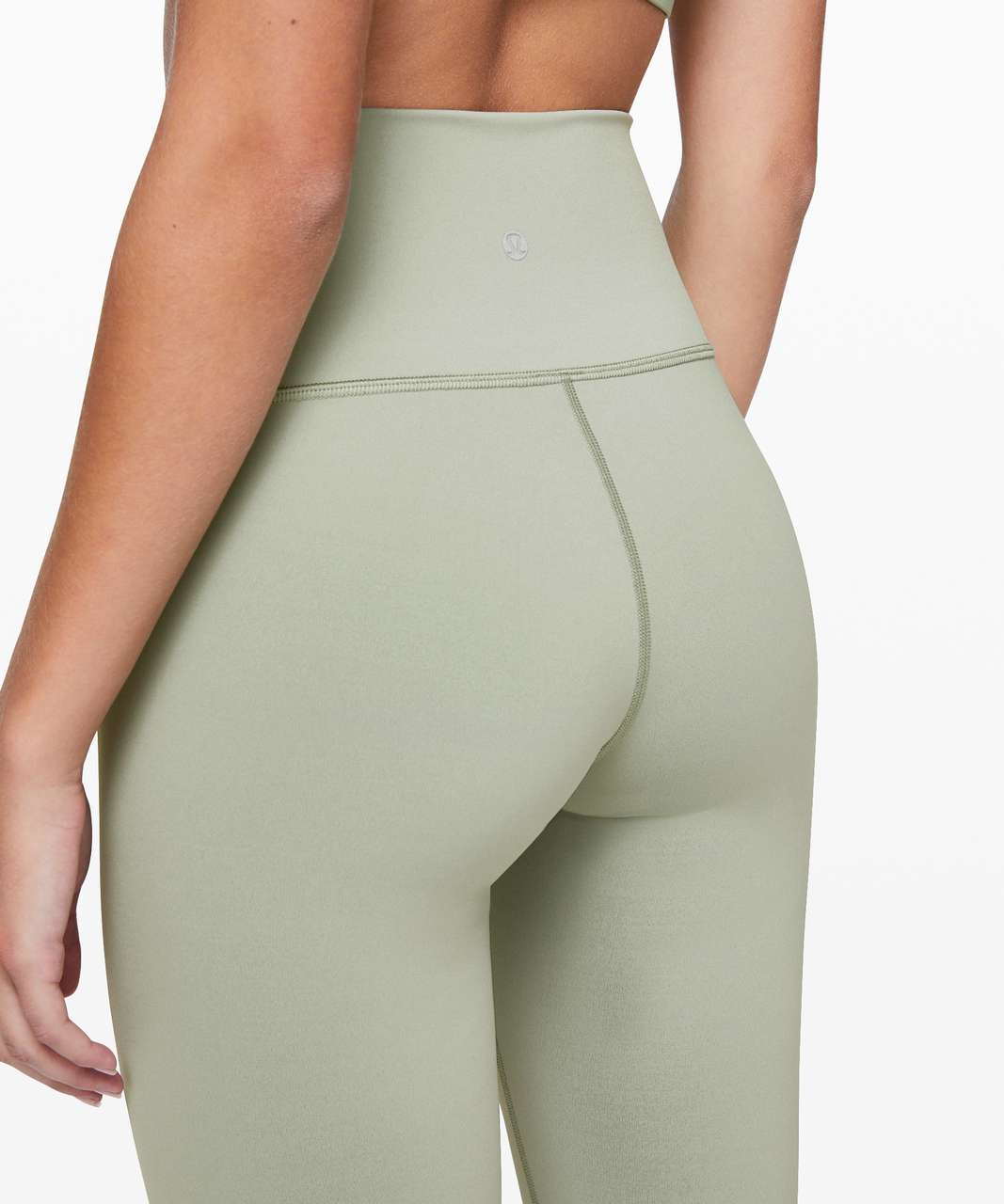 New AUTH Lululemon Wunder Under Crop High-Rise Roll Down Scallop