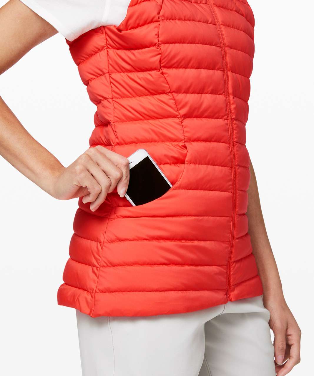 Lululemon Pack It Down Vest - Hot Sunset