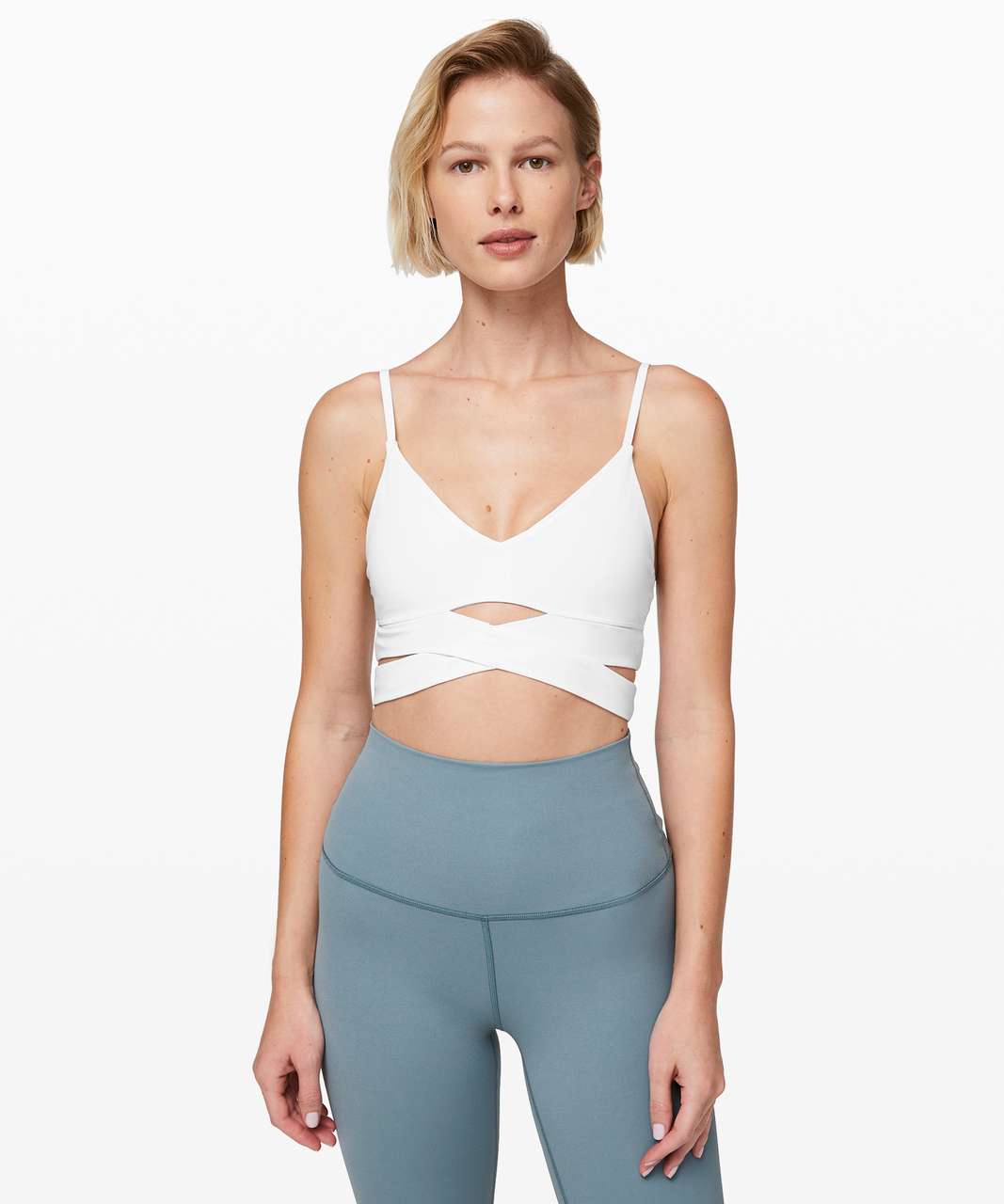 Lululemon White Sports Bra Size 26 A - $40 (31% Off Retail) - From Eliza