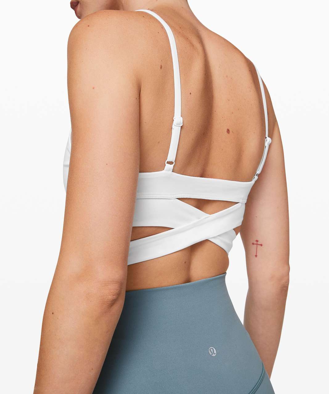 Lululemon Still Now Bra - White - lulu 