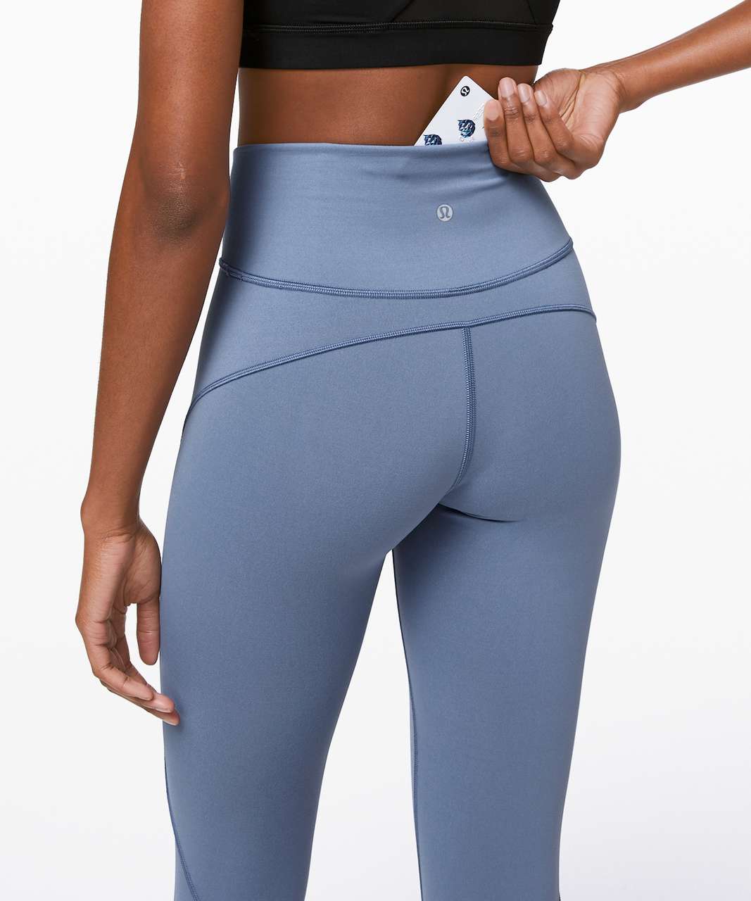 NEW LULULEMON In Movement 25 Tight 10 Utility Blue