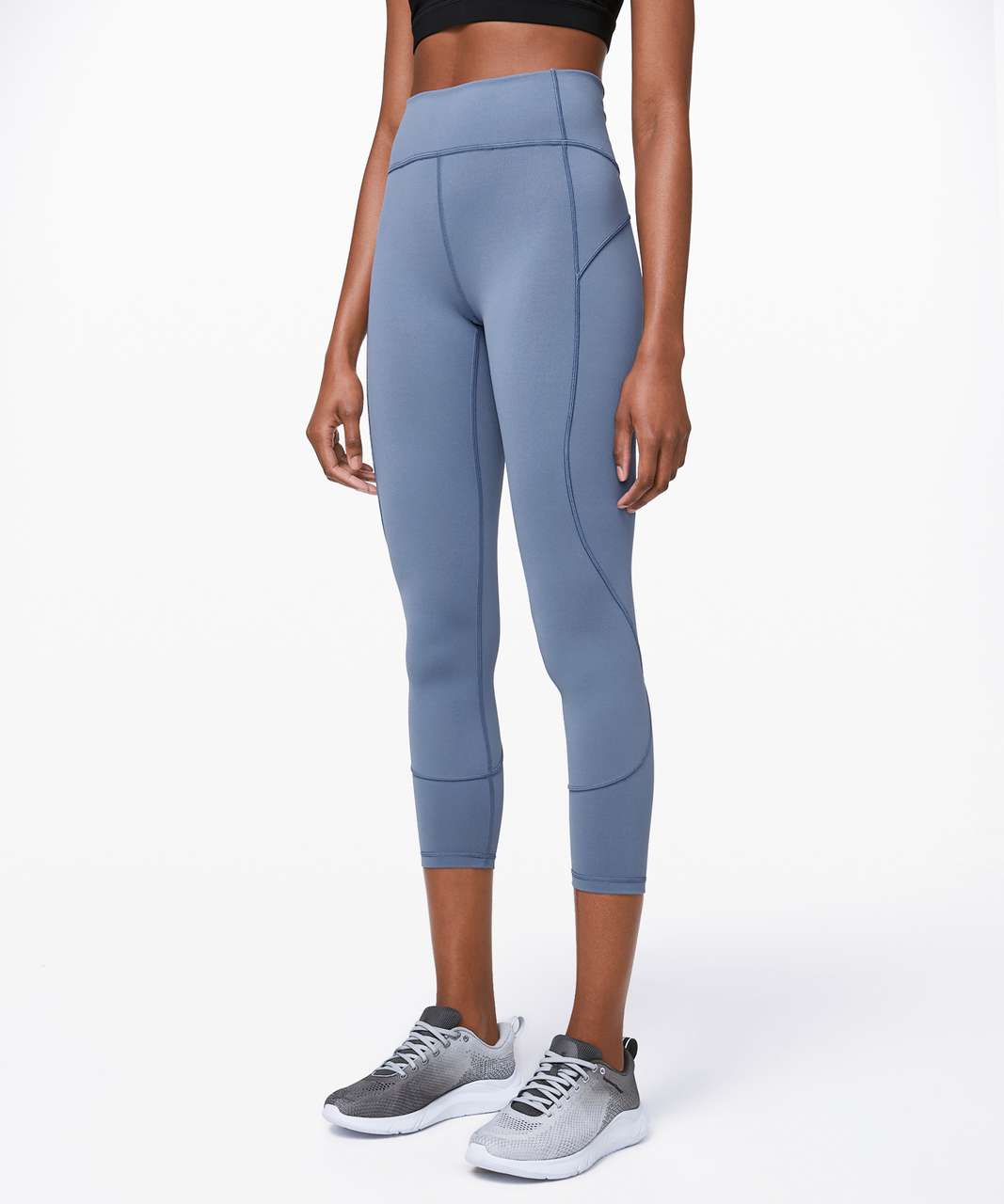 NEW LULULEMON In Movement 25 Tight 10 Utility Blue