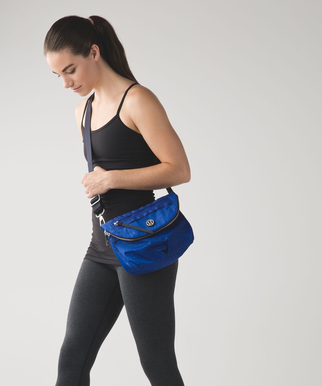 Lululemon Festival Bag - Shadow Wrap Sapphire Blue Black