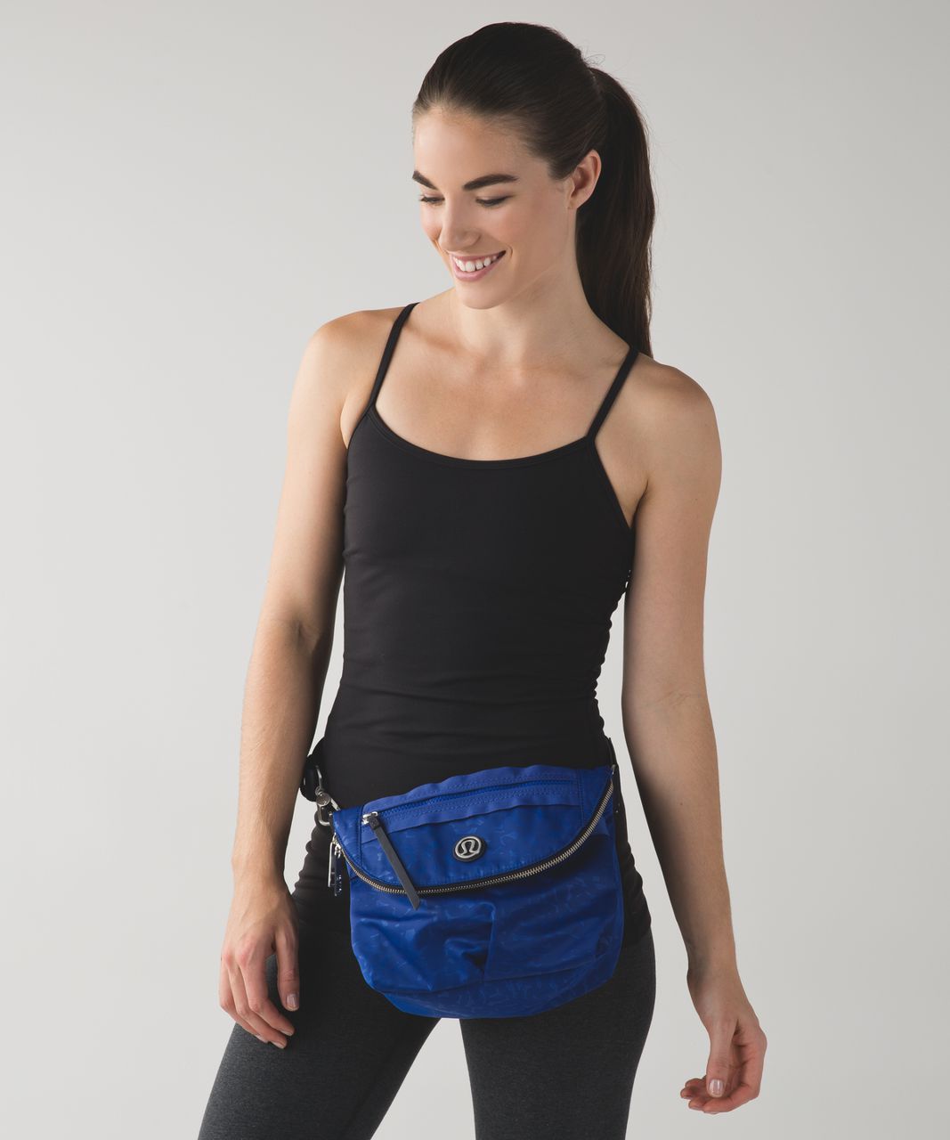 Lululemon Festival Bag - Shadow Wrap Sapphire Blue Black