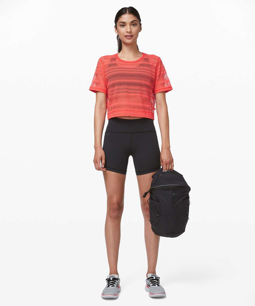 Lululemon Sweat Your Heart Out Short Sleeve - Hot Sunset