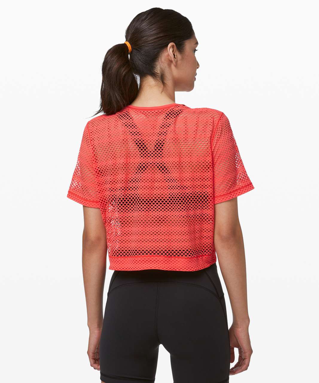 Lululemon Sweat Your Heart Out Short Sleeve - Hot Sunset