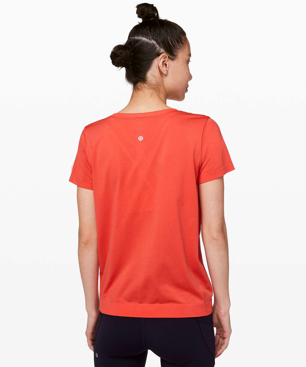 Lululemon Swiftly Tech Short Sleeve (Breeze) *Relaxed Fit - Hot Sunset / Hot Sunset