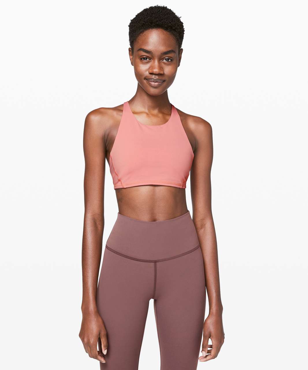 Lululemon Free To Be Bra *High Neck - Peach Pink