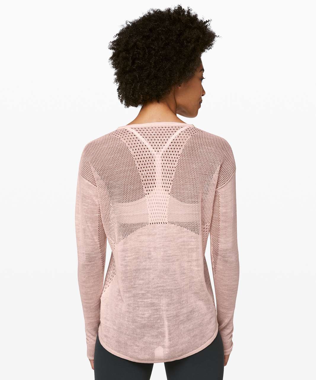 Lululemon Still Movement Sweater *Linen - Butter Pink