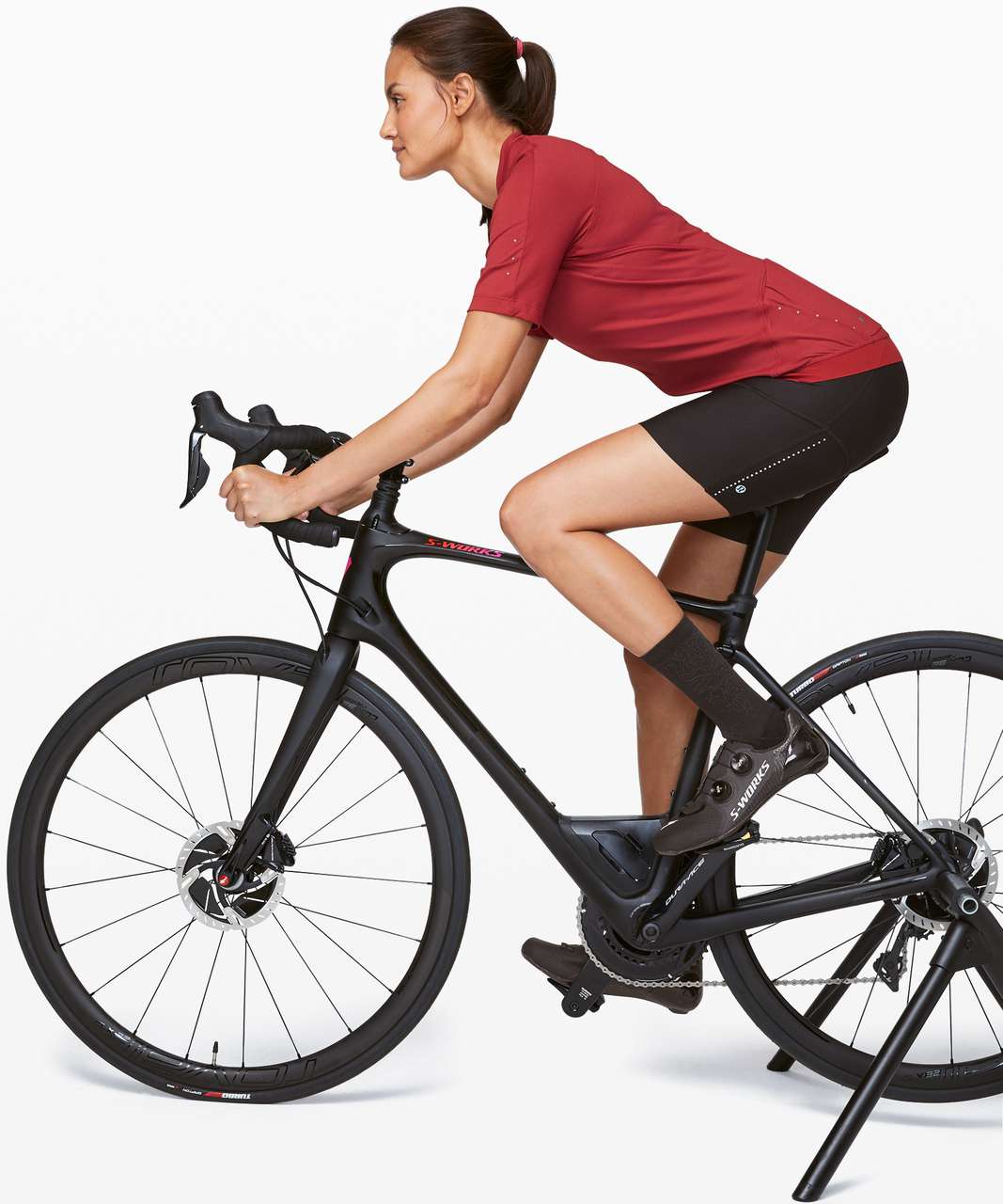 Lululemon City To Summit Cycling Jersey - Cayenne