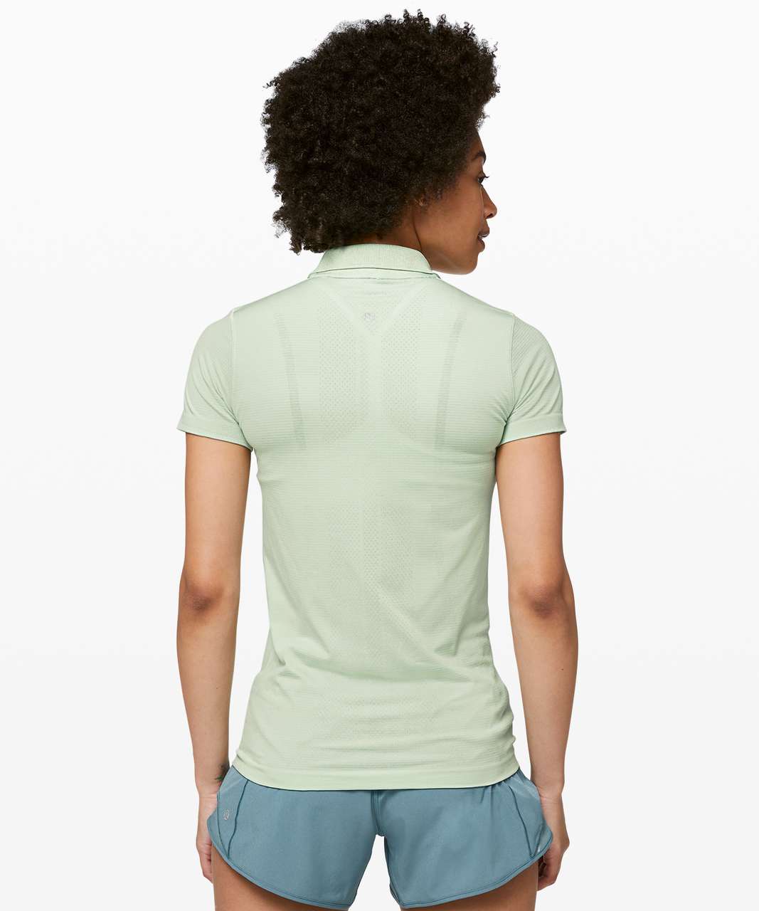 Lululemon Swiftly Speed Polo - Mystic Mint / Mystic Mint