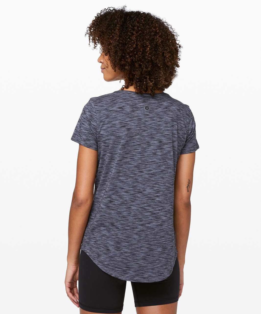 Lululemon Love Crew III - Space Dye Black / Dark Shadow