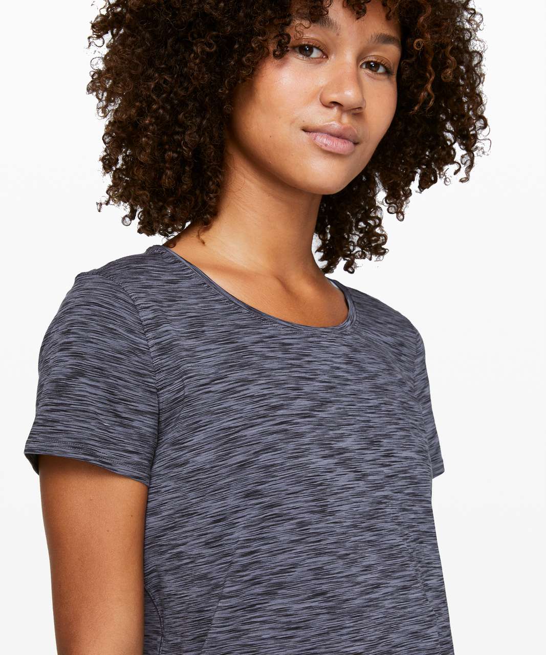 Lululemon Love Crew III - Space Dye Black / Dark Shadow