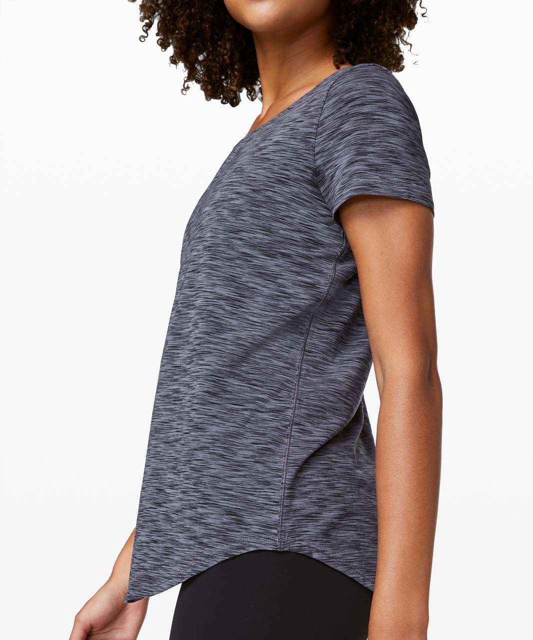 Lululemon Love Crew III - Space Dye Black / Dark Shadow