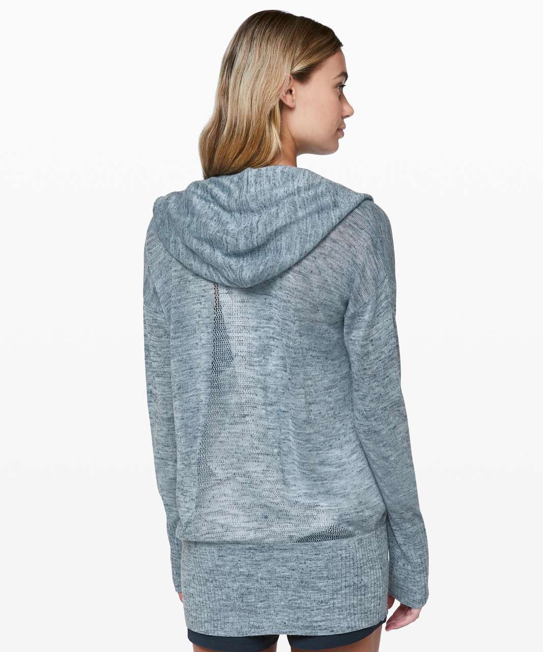 Lululemon Calm and Collected Wrap - Heathered Sailboat / Classic Navy