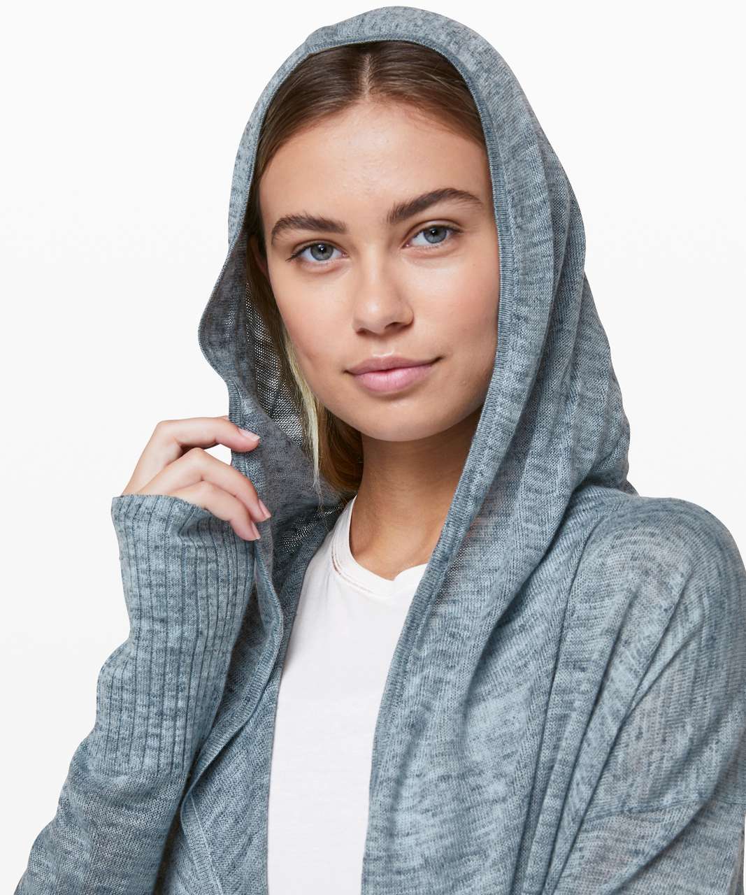 Lululemon Calm and Collected Wrap - Heathered Sailboat / Classic Navy