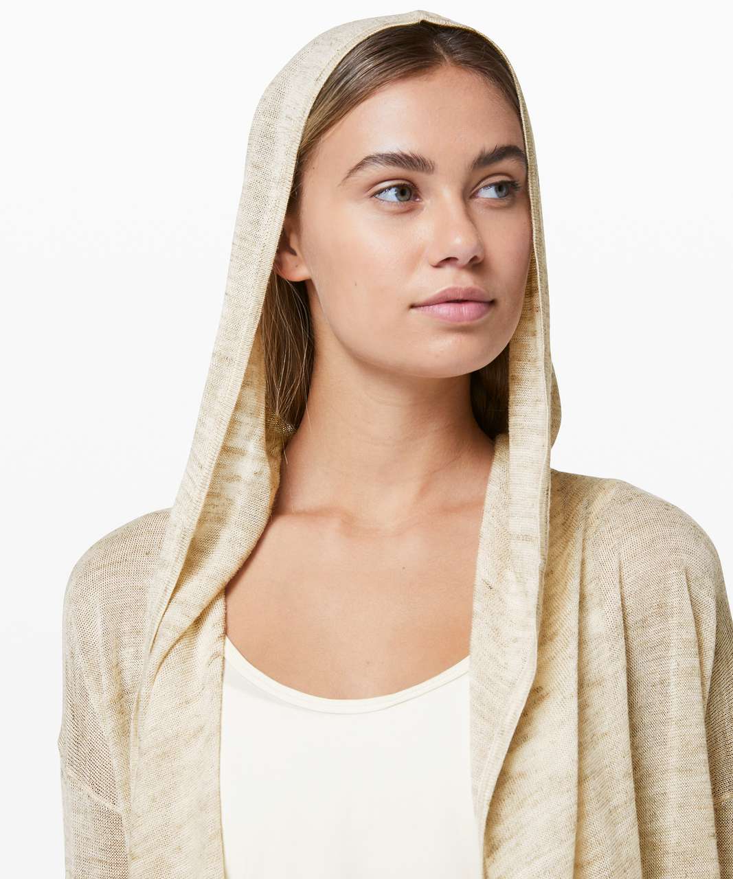 Lululemon Calm and Collected Wrap - Heathered Muslin