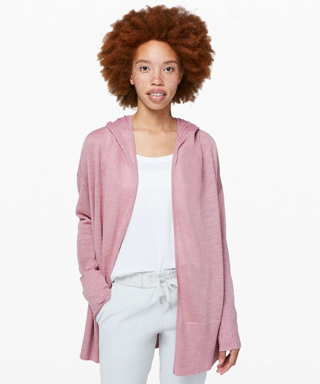 Lululemon Calm and Collected Wrap - Heathered Vintage Mauve