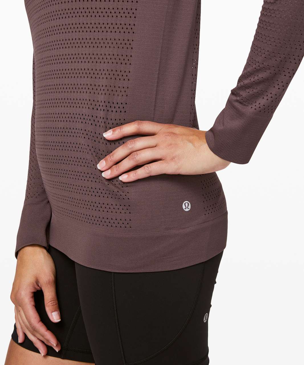 Lululemon Breeze By Long Sleeve *Squad - Cherry Cola / Cherry Cola