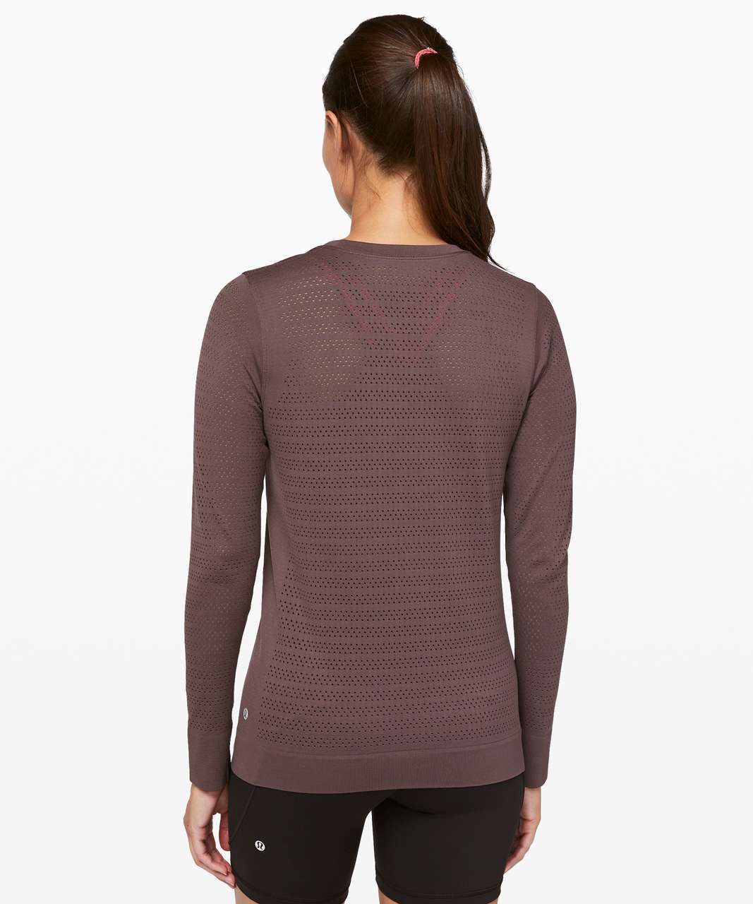 Lululemon Breeze By Long Sleeve *Squad - Cherry Cola / Cherry Cola