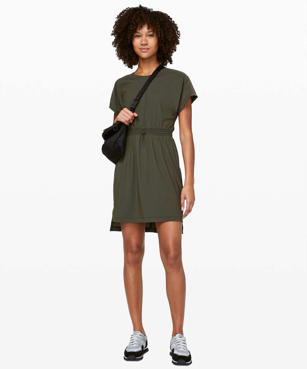 Lululemon Throw It On Dress - Dark Olive