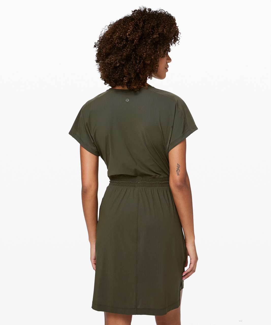 Lululemon Throw It On Dress - Dark Olive