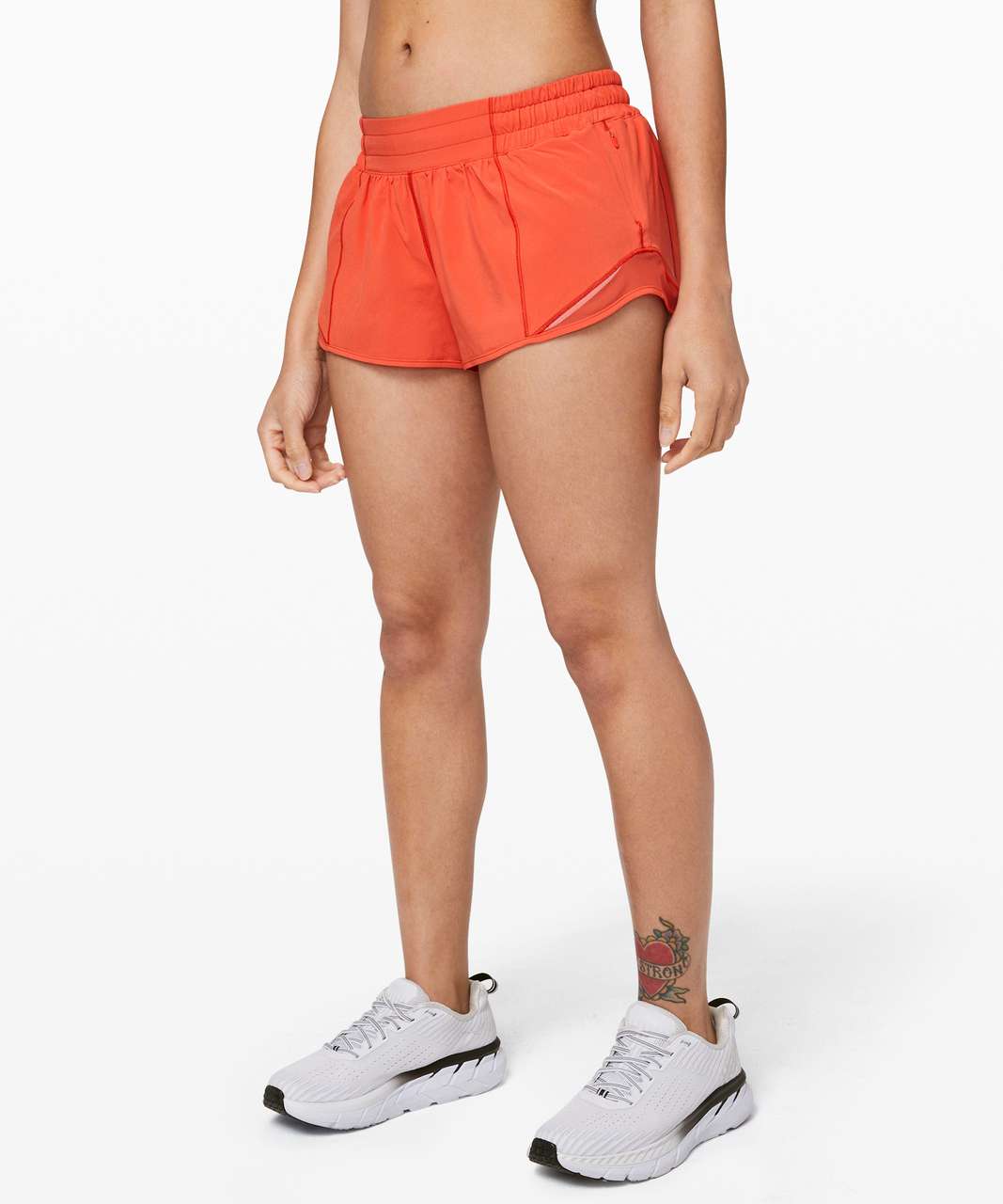 lululemon Women's Hotty Hot Short II 2.5, White, Size 10