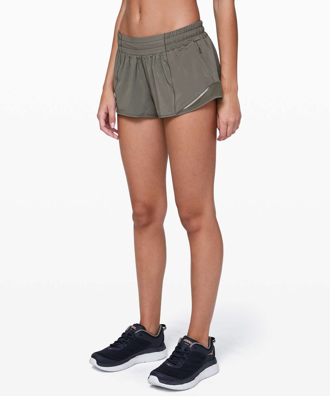 Lululemon Hotty Hot Short II *2.5" - Grey Sage