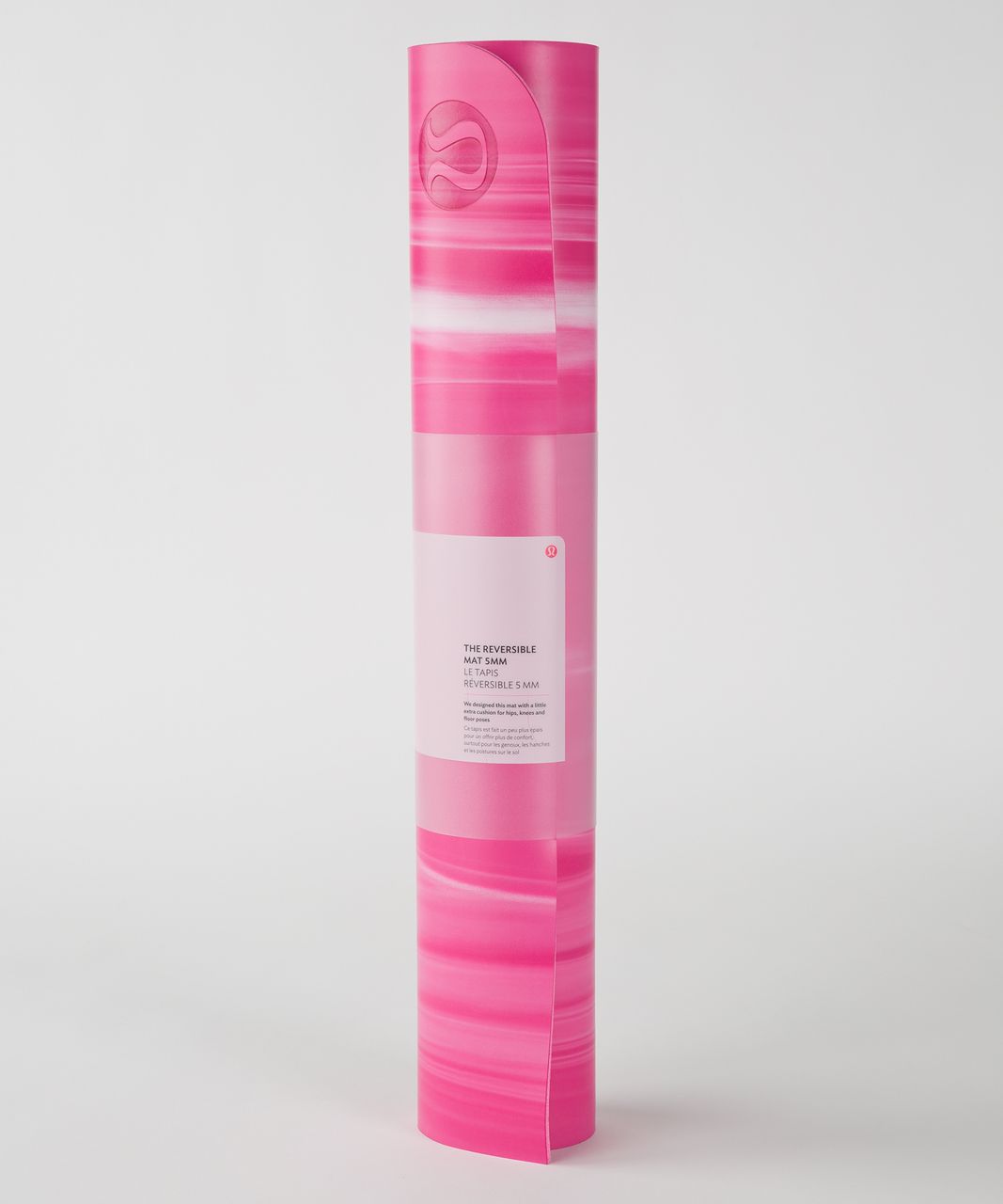 Lululemon The Reversible Mat 5mm - Bon Bon / White / Pink Shell