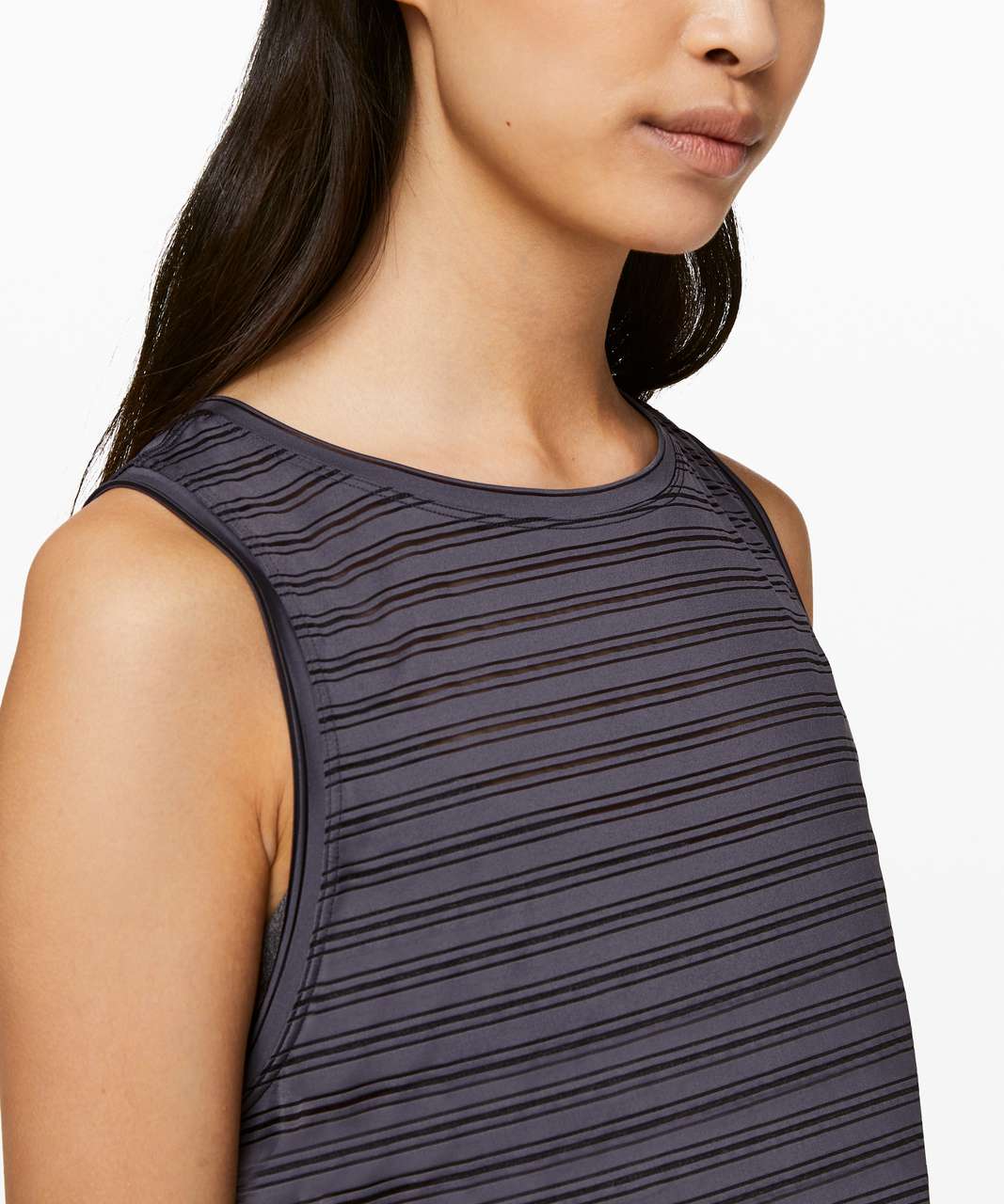 Lululemon Meet Halfway Tank *Striped - Moonwalk