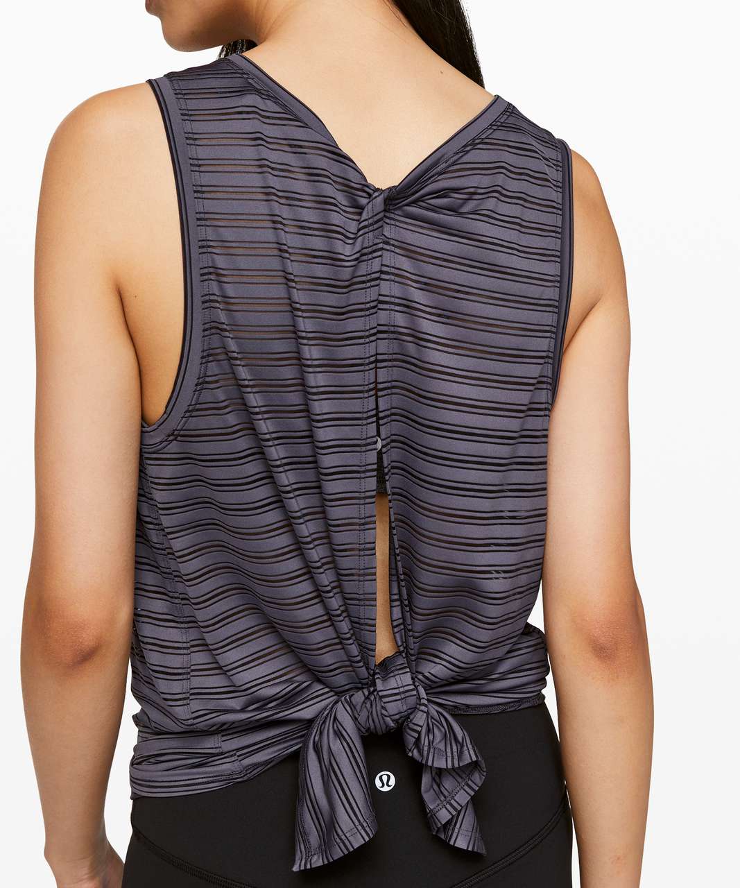 Lululemon Meet Halfway Tank *Striped - Moonwalk