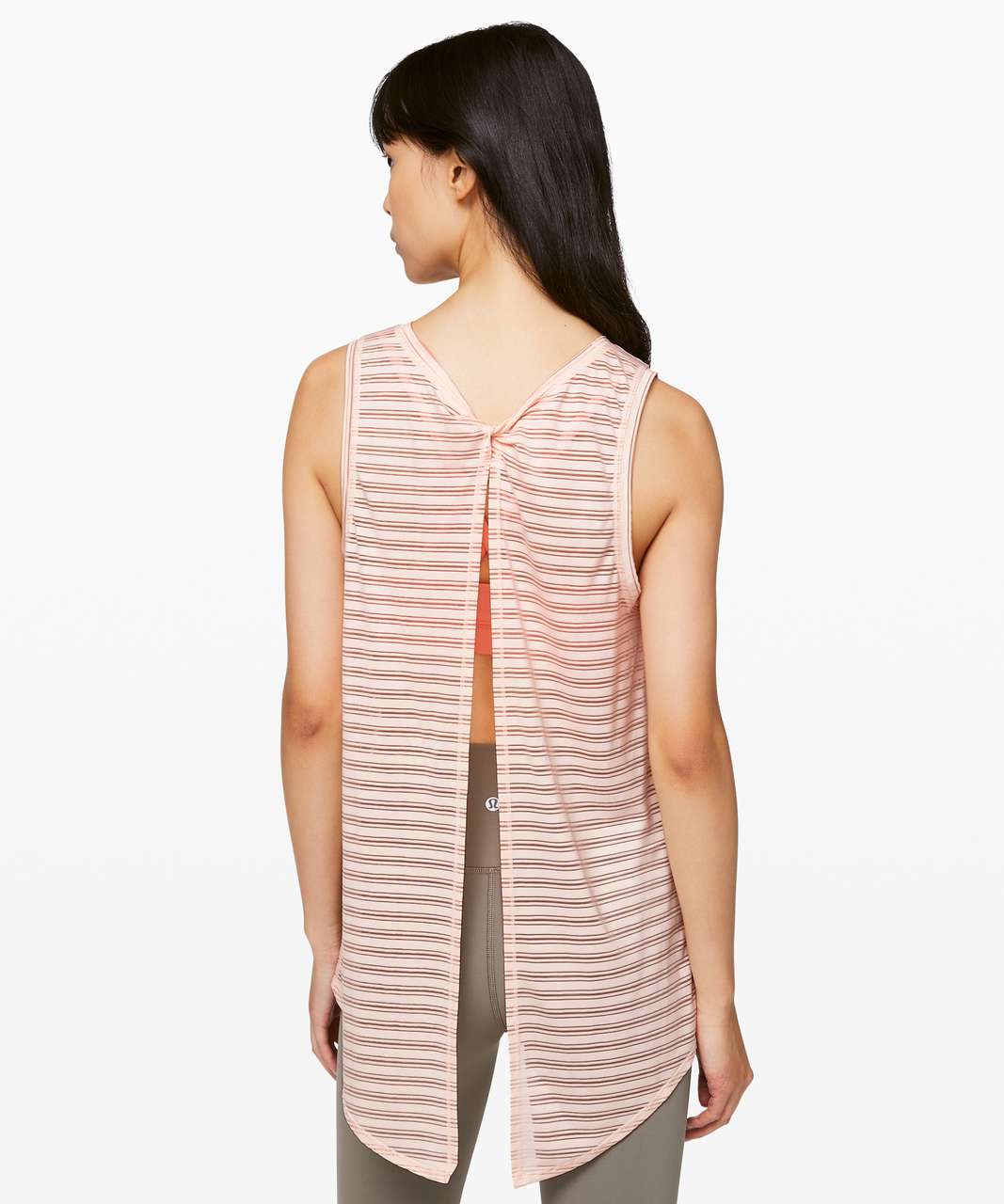 Lululemon Meet Halfway Tank *Striped - Butter Pink