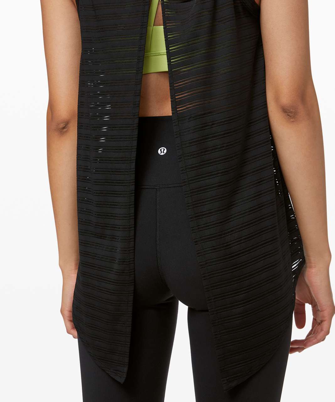 Lululemon Meet Halfway Tank *Striped - Black