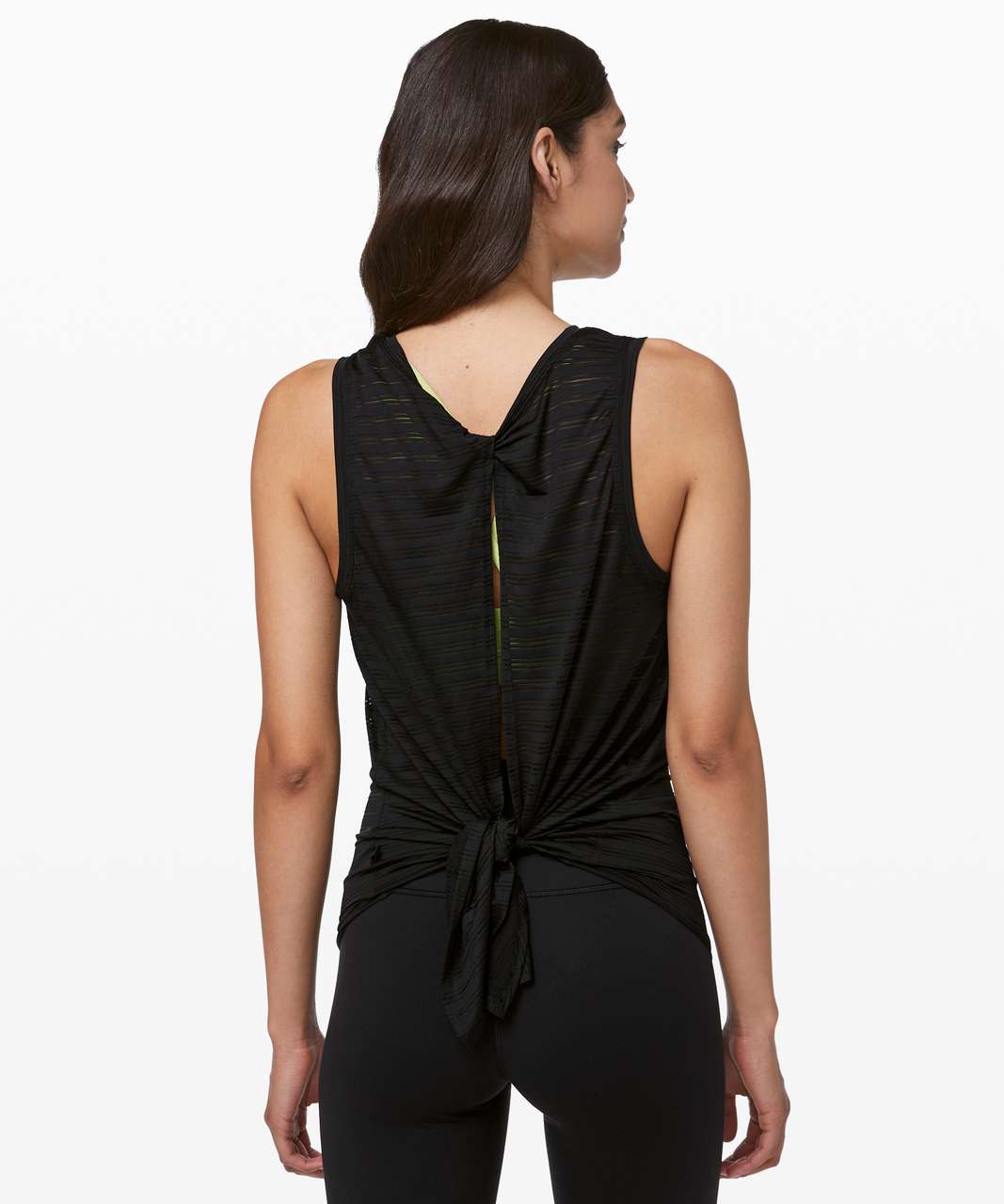 Lululemon Meet Halfway Tank *Striped - Black