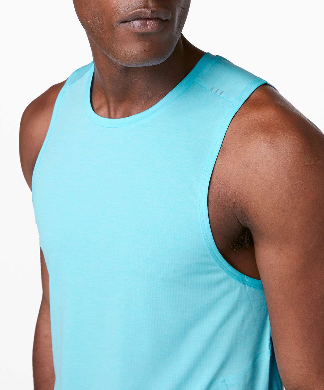 Lululemon Fast and Free Tank - Heathered Hydra Blue / Heathered Hydra Blue